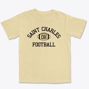 Saint Charles Ohio Football Premium Heavyweight T-shirt