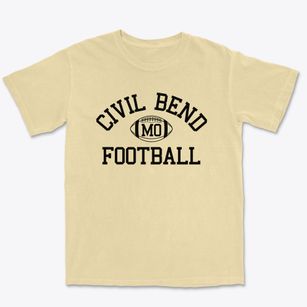 Civil Bend Missouri Football Premium Heavyweight T-shirt
