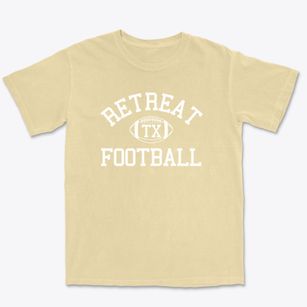 Retreat Texas Football Premium Heavyweight T-shirt