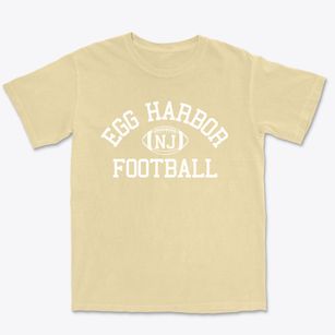 Egg Harbor New Jersey Football Premium Heavyweight T-shirt