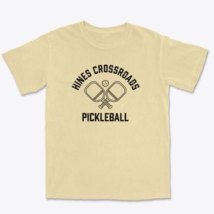 Hines Crossroads North Carolina Pickleball Premium Heavyweight T-shirt