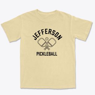 Jefferson California Pickleball Premium Heavyweight T-shirt