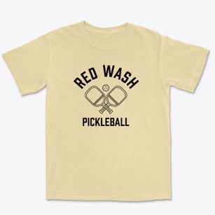 Red Wash Utah Pickleball Premium Heavyweight T-shirt