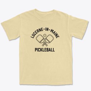 Lucerne-in-maine Maine Pickleball Premium Heavyweight T-shirt