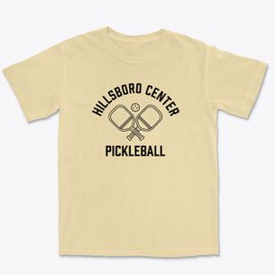 Hillsboro Center New Hampshire Pickleball Premium Heavyweight T-shirt