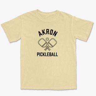 Akron Pennsylvania Pickleball Premium Heavyweight T-shirt