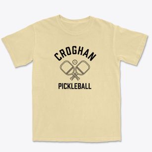 Croghan New York Pickleball Premium Heavyweight T-shirt