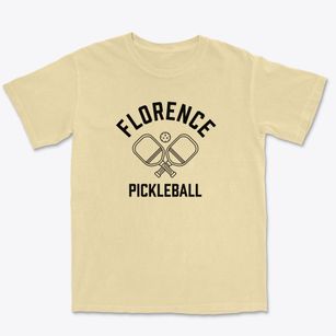 Florence Texas Pickleball Premium Heavyweight T-shirt