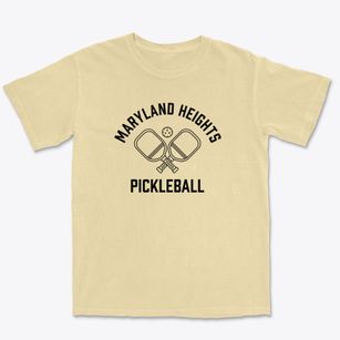 Maryland Heights Missouri Pickleball Premium Heavyweight T-shirt