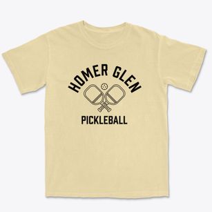 Homer Glen Illinois Pickleball Premium Heavyweight T-shirt