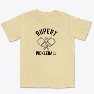 Rupert West Virginia Pickleball Premium Heavyweight T-shirt
