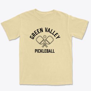 Green Valley Illinois Pickleball Premium Heavyweight T-shirt