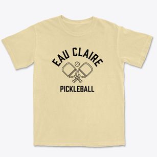 Eau Claire Pennsylvania Pickleball Premium Heavyweight T-shirt