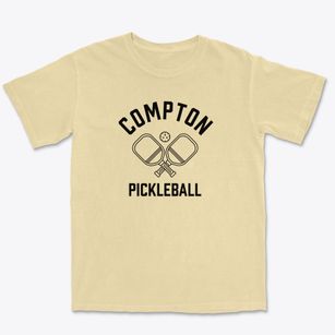 Compton California Pickleball Premium Heavyweight T-shirt