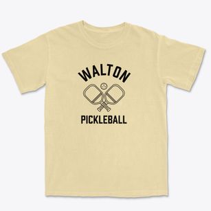 Walton Nebraska Pickleball Premium Heavyweight T-shirt