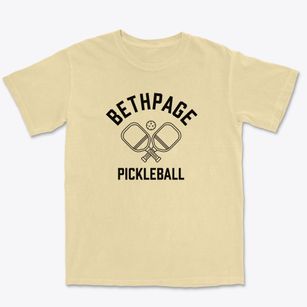 Bethpage New York Pickleball Premium Heavyweight T-shirt