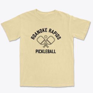 Roanoke Rapids North Carolina Pickleball Premium Heavyweight T-shirt