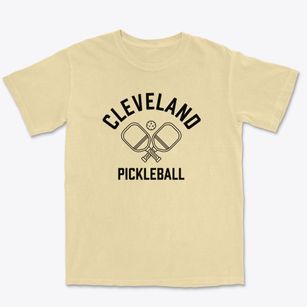Cleveland North Dakota Pickleball Premium Heavyweight T-shirt