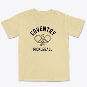 Coventry Connecticut Pickleball Premium Heavyweight T-shirt