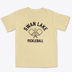 Swan Lake New York Pickleball Premium Heavyweight T-shirt