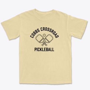 Cobbs Crossroad North Carolina Pickleball Premium Heavyweight T-shirt