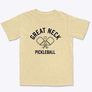 Great Neck New York Pickleball Premium Heavyweight T-shirt