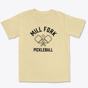 Mill Fork Utah Pickleball Premium Heavyweight T-shirt