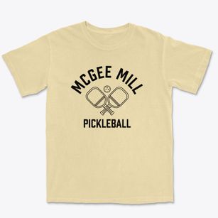 Mcgee Mill North Carolina Pickleball Premium Heavyweight T-shirt