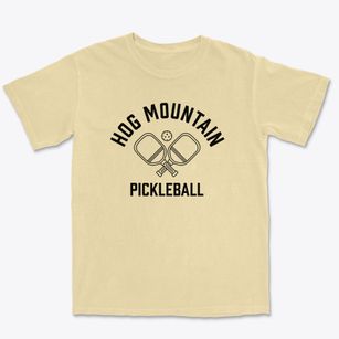 Hog Mountain Georgia Pickleball Premium Heavyweight T-shirt