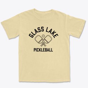 Glass Lake New York Pickleball Premium Heavyweight T-shirt