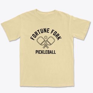 Fortune Fork Louisiana Pickleball Premium Heavyweight T-shirt