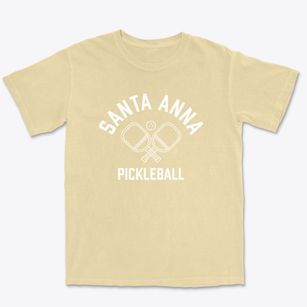 Santa Anna Texas Pickleball Premium Heavyweight T-shirt