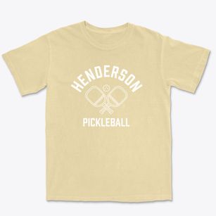 Henderson Michigan Pickleball Premium Heavyweight T-shirt