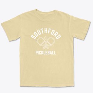 Southford Connecticut Pickleball Premium Heavyweight T-shirt