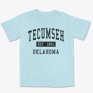 Tecumseh Oklahoma Classic Established Premium Heavyweight T-shirt