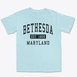 Bethesda Maryland Classic Established Premium Heavyweight T-shirt