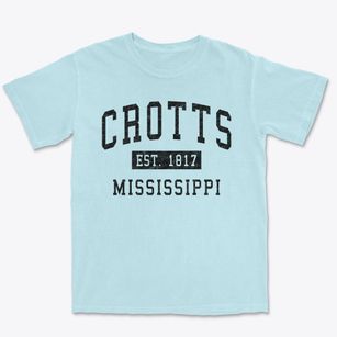Crotts Mississippi Classic Established Premium Heavyweight T-shirt
