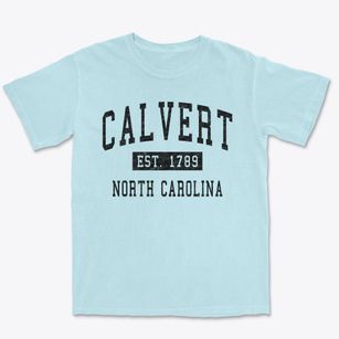 Calvert North Carolina Classic Established Premium Heavyweight T-shirt