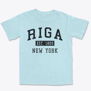 Riga New York Classic Established Premium Heavyweight T-shirt