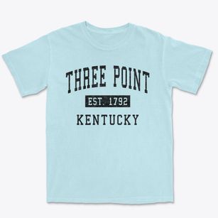 Three Point Kentucky Classic Established Premium Heavyweight T-shirt