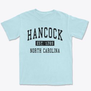 Hancock North Carolina Classic Established Premium Heavyweight T-shirt