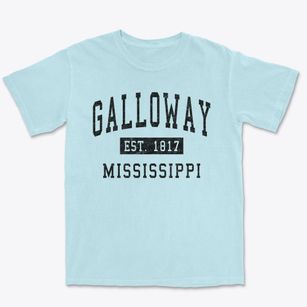 Galloway Mississippi Classic Established Premium Heavyweight T-shirt
