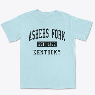 Ashers Fork Kentucky Classic Established Premium Heavyweight T-shirt