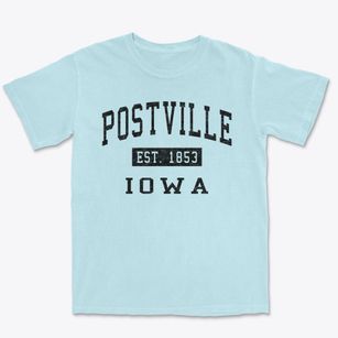 Postville Iowa Classic Established Premium Heavyweight T-shirt