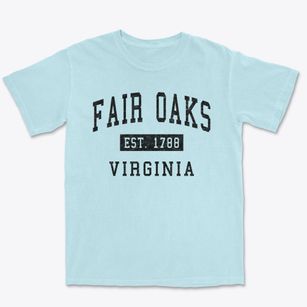 Fair Oaks Virginia Classic Established Premium Heavyweight T-shirt