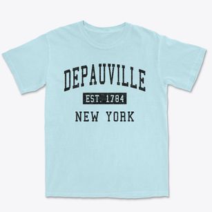 Depauville New York Classic Established Premium Heavyweight T-shirt