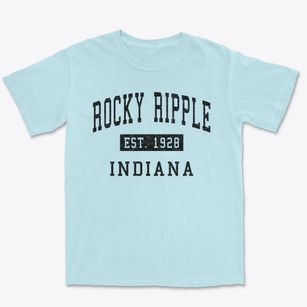Rocky Ripple Indiana Classic Established Premium Heavyweight T-shirt