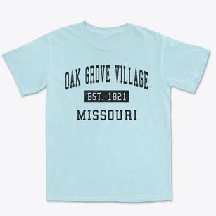 Oak Grove Village Missouri Classic Established Premium Heavyweight T-shirt