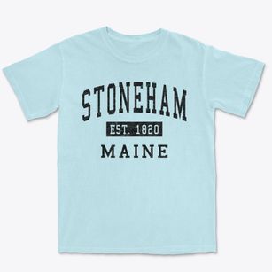 Stoneham Maine Classic Established Premium Heavyweight T-shirt