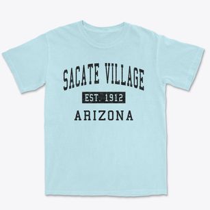 Sacate Village Arizona Classic Established Premium Heavyweight T-shirt